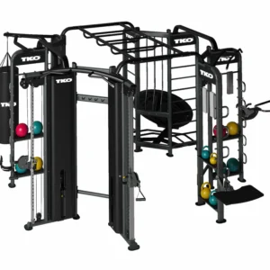 Stretching Boxing Rebounder Cables Station