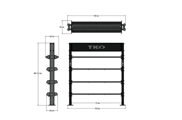 TKO STRENGTH SINGLE STORAGE BAY XL - Image 2