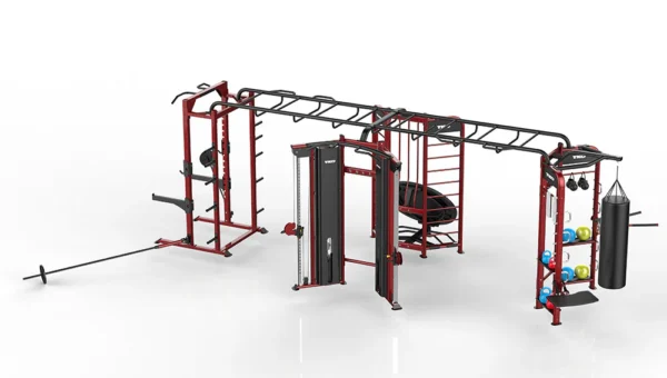 TKO STRENGTH FUNCTIONAL TRAINER BOXING REBOUNDER POWER RACK STATION - Image 2